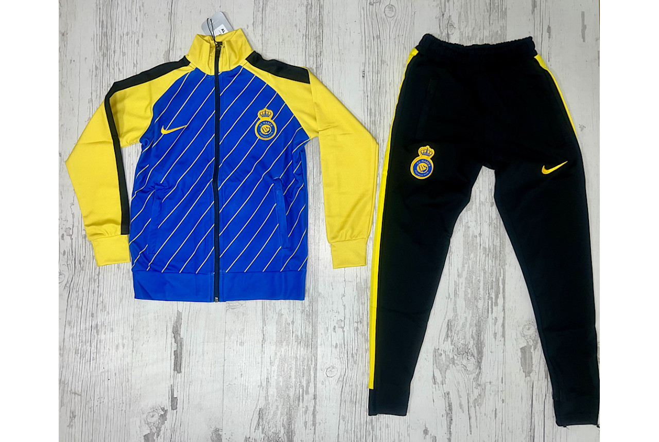 Детски футболен екип AL NASSR жълто черно